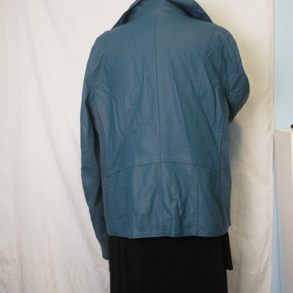 Mid-weight Teal Jacket with Comfort Panels at sides - Picture 6 of 7